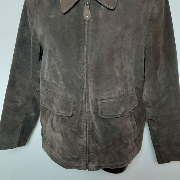 ADVENTURES  Of The Wing‎ Brown Suede Jacket S - Picture 1 of 9